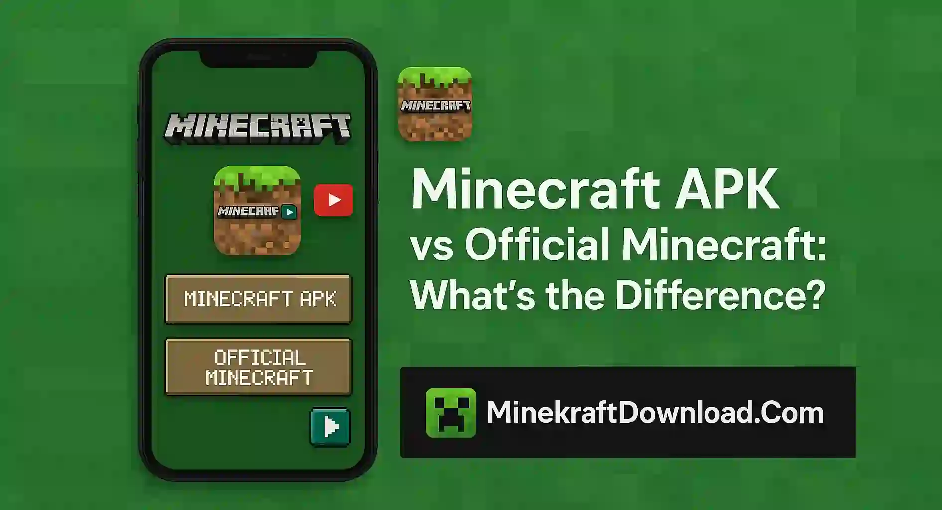 Minecraft APK vs Official Minecraft: What’s the Difference?