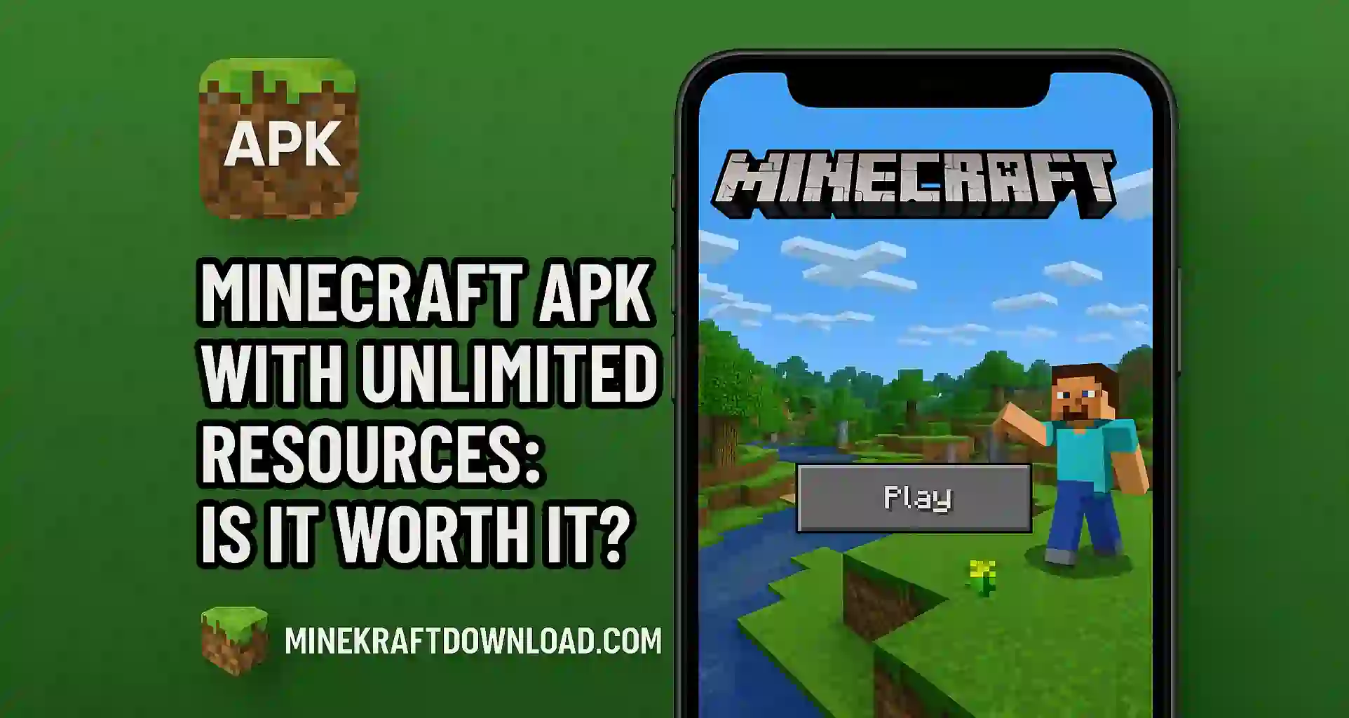 Minecraft APK with Unlimited Resources: Is It Worth It?