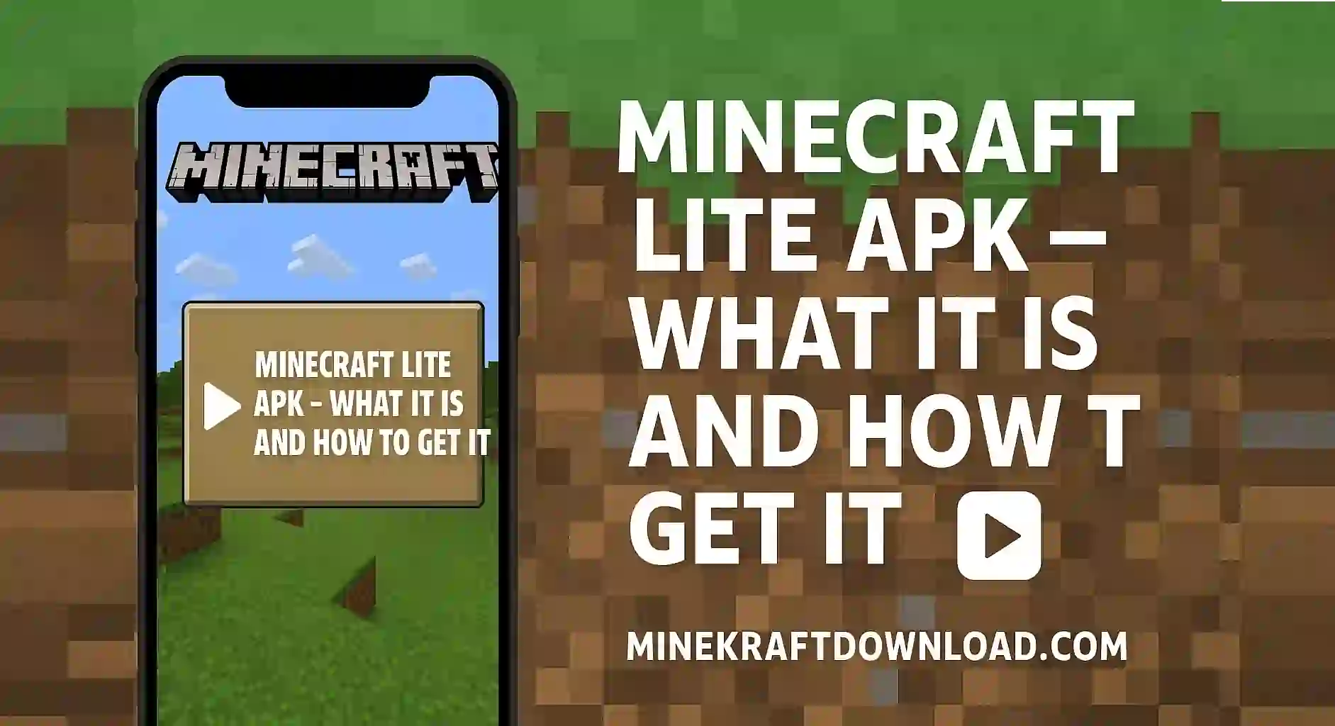 Minecraft Lite APK – What It Is and How to Get It